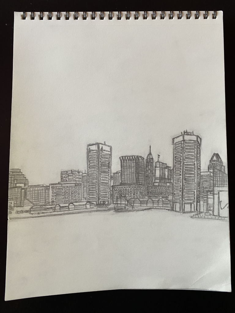 Baltimore City Skyline